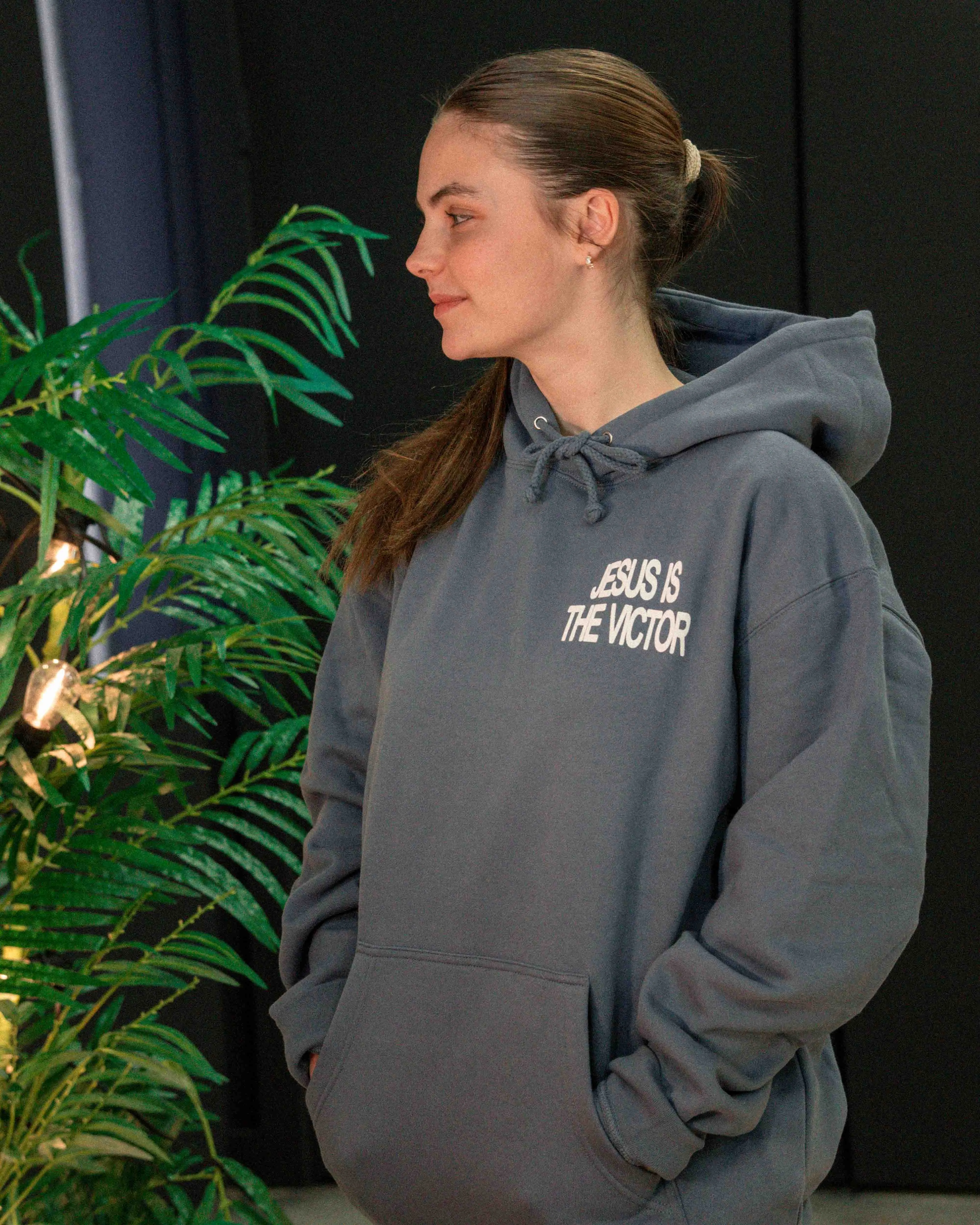 He Already Won Heavy Hoodie sold by Forty-Six Ten product image thumbnail 2