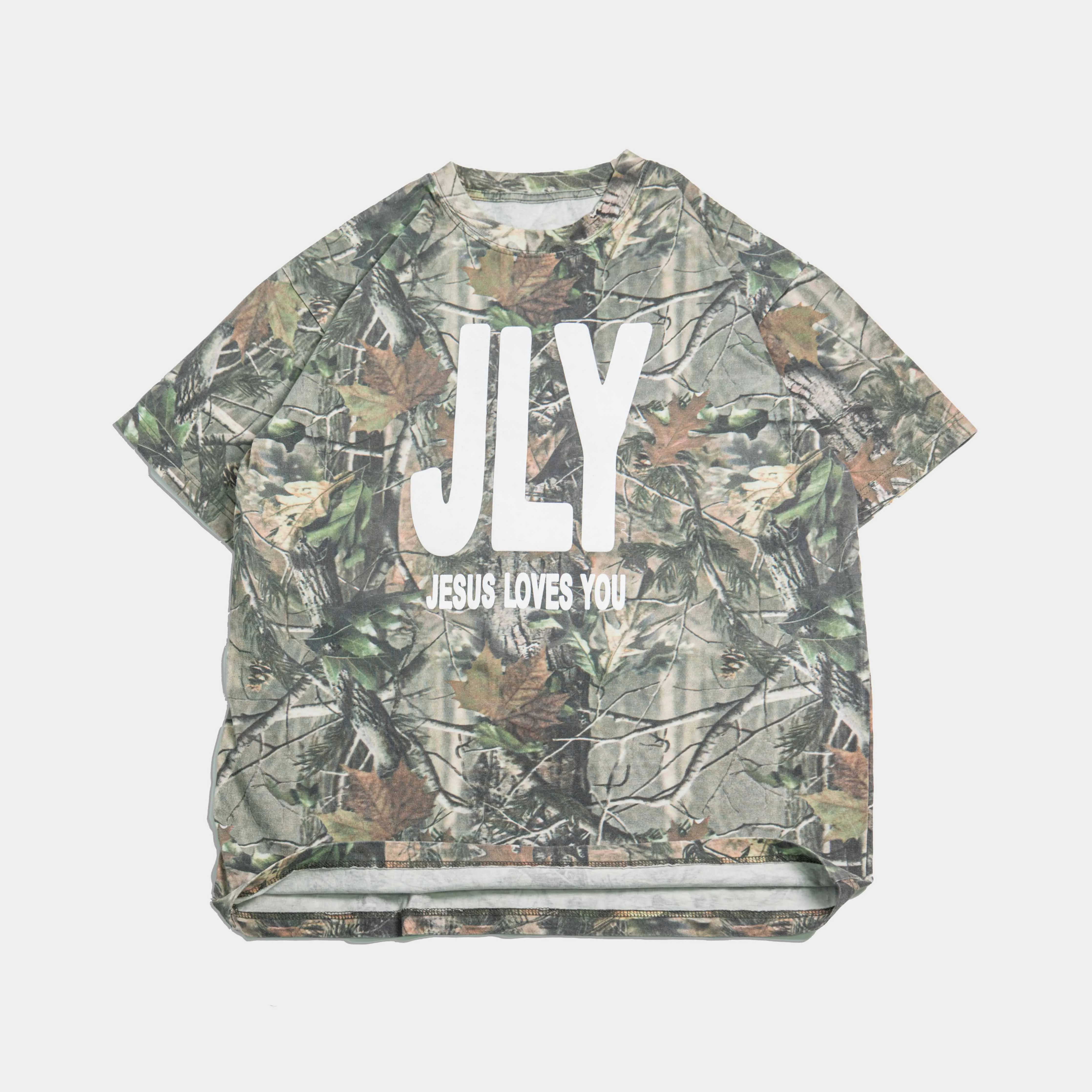 JLY Camo Heavy Tee sold by Forty-Six Ten
