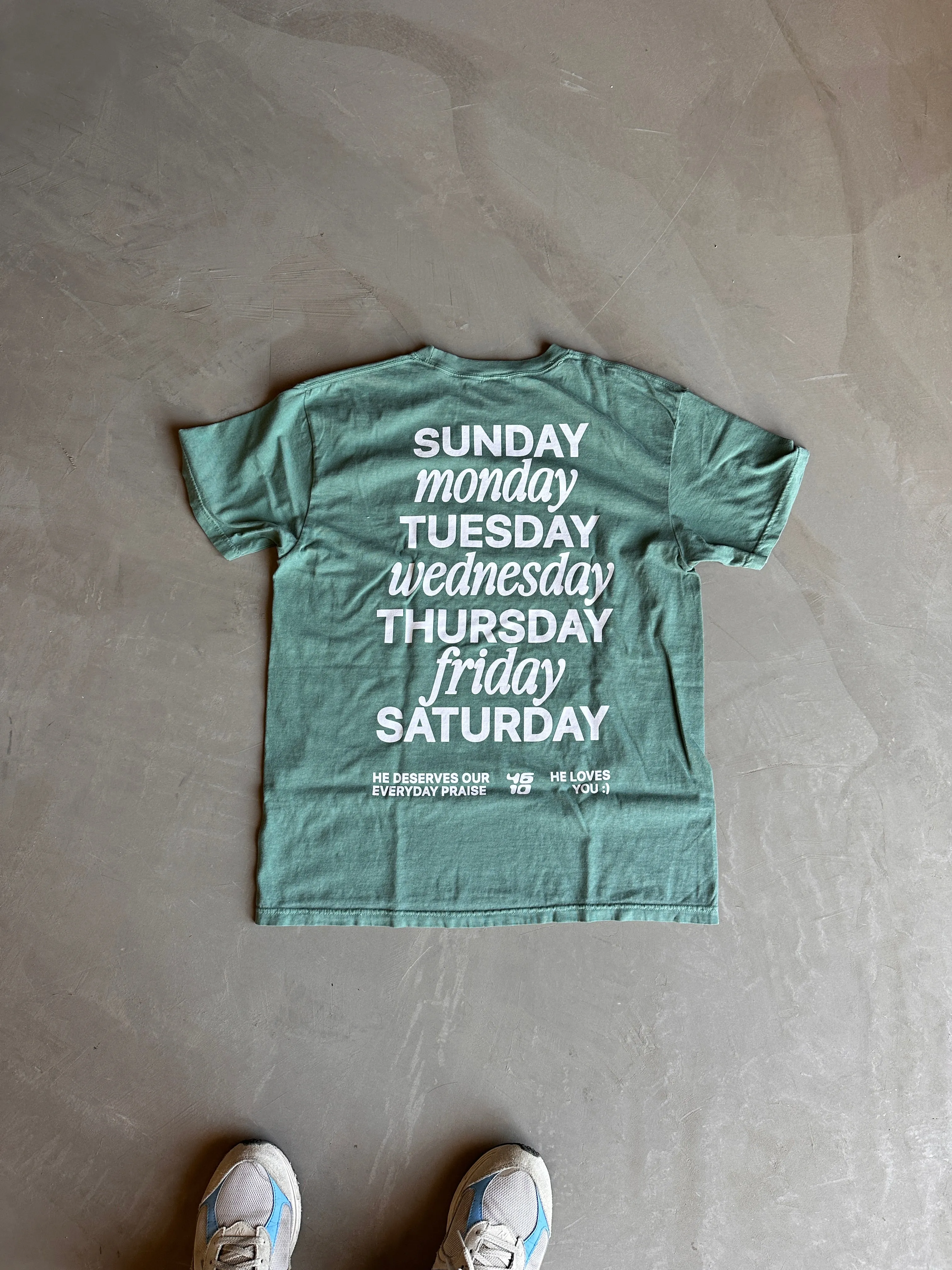 Monday Morning Faith Heavy Tee sold by Forty-Six Ten product image thumbnail 2
