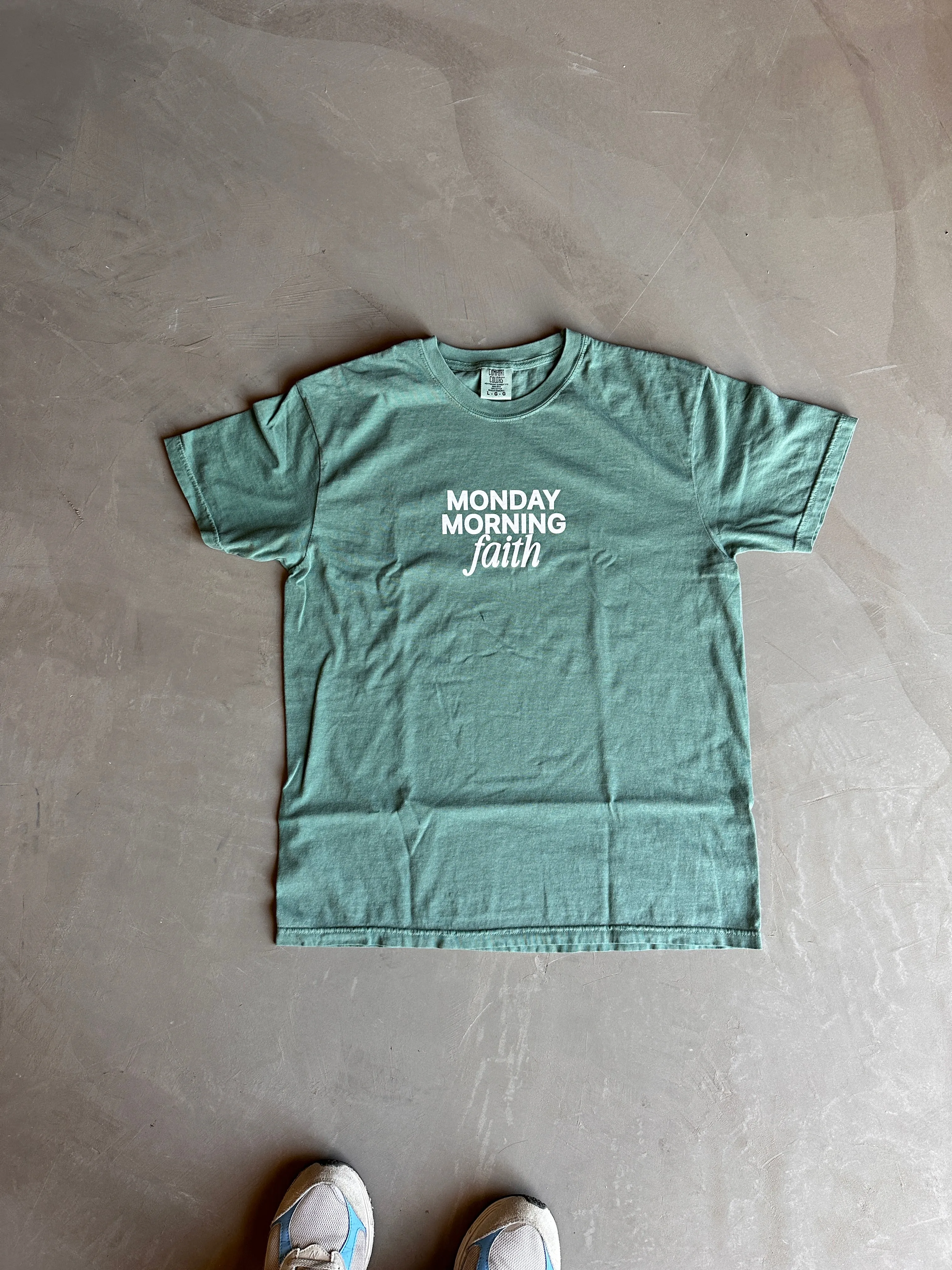 Monday Morning Faith Heavy Tee sold by Forty-Six Ten product image thumbnail 4
