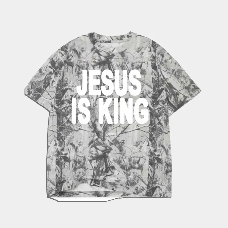 Jesus Is King Heavy Tee sold by Forty-Six Ten