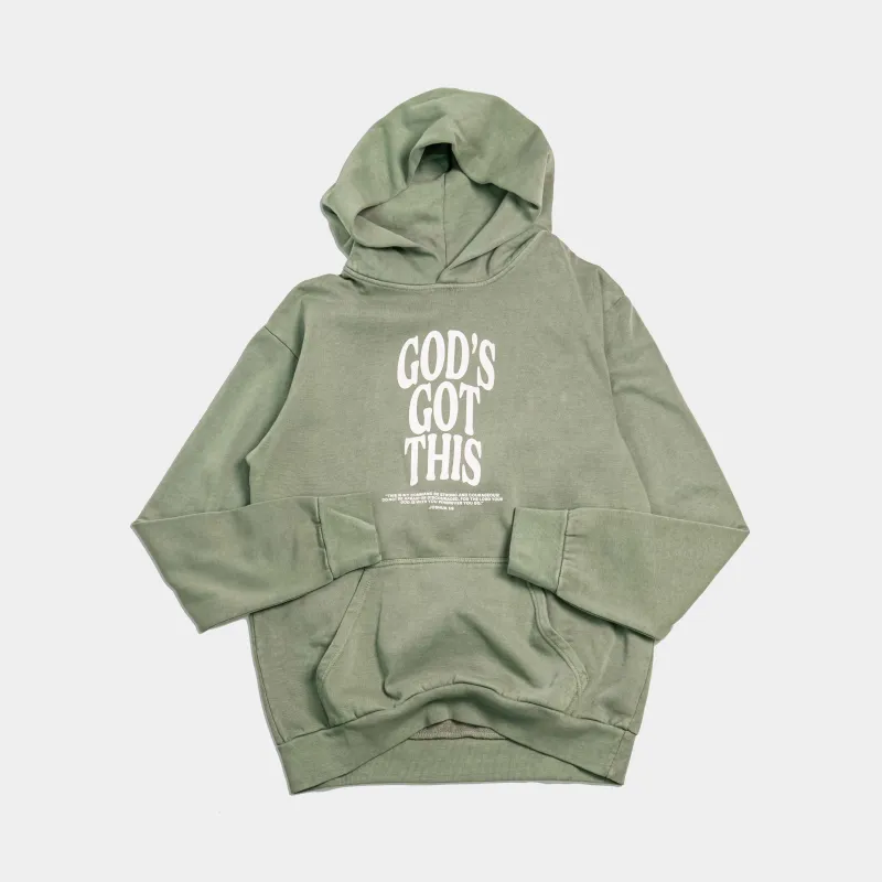 God's Got This Hoodie Green sold by Forty-Six Ten
