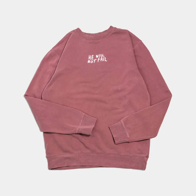 HWNF Crewneck Sweatshirt Maroon sold by Forty-Six Ten