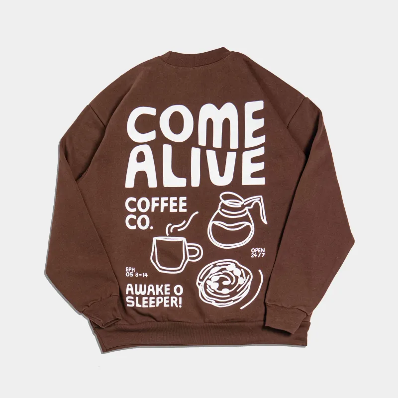 Come Alive Coffee Co. Heavy Crew sold by Forty-Six Ten