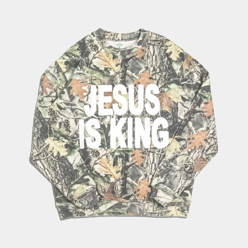 Jesus Is King Heavy Crewneck sold by Forty-Six Ten