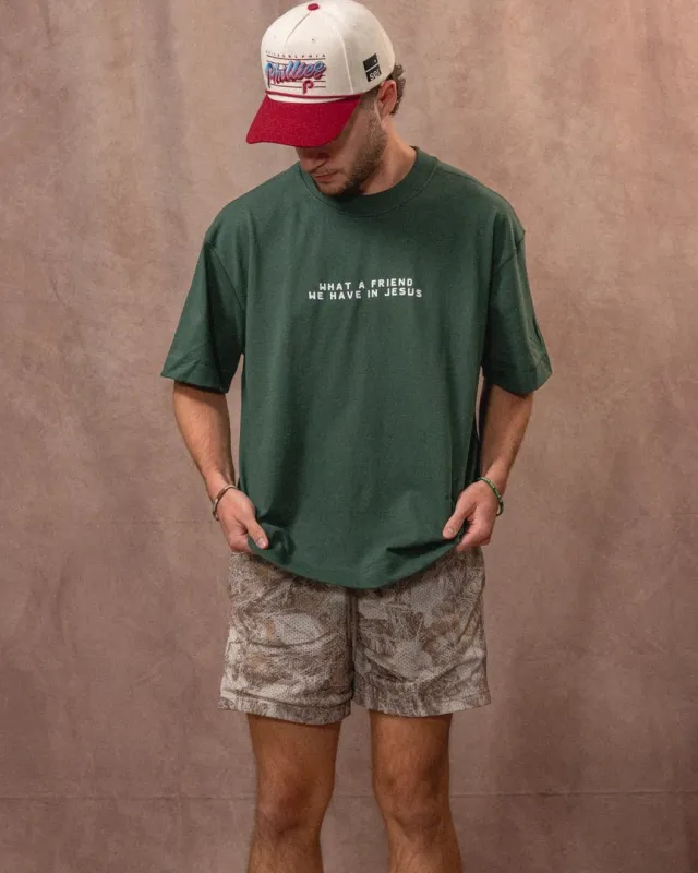 What a Friend 90s Retro Gym Tee made by Forty-Six Ten