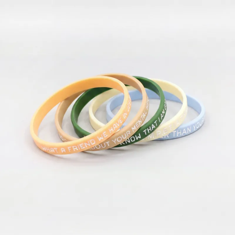 Christian Rubber Bracelet 5 Pack made by Forty-Six Ten