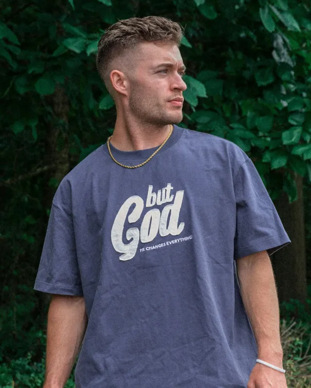 But God Premium Hand-Stitched Tee sold by Forty-Six Ten