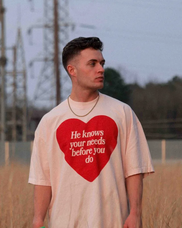 Knows Your Needs Heart Tee sold by Forty-Six Ten