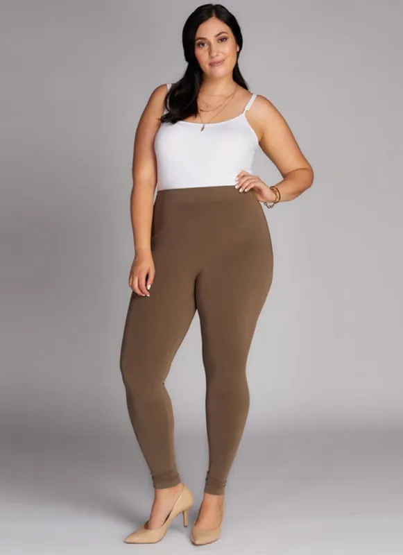 Bamboo Plus Size Full Length Leggings sold by C’est Moi