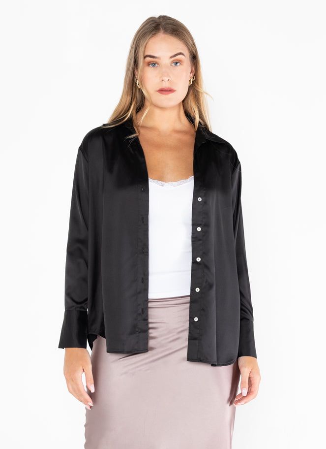 Flowy Satin Blouse sold by C’est Moi product image thumbnail 3