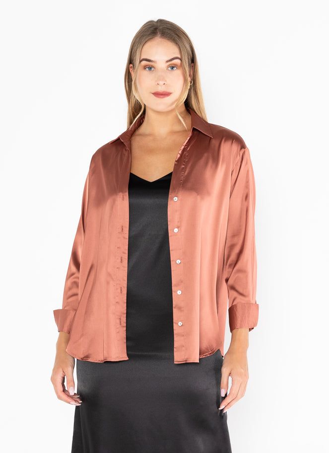 Flowy Satin Blouse sold by C’est Moi product image thumbnail 4