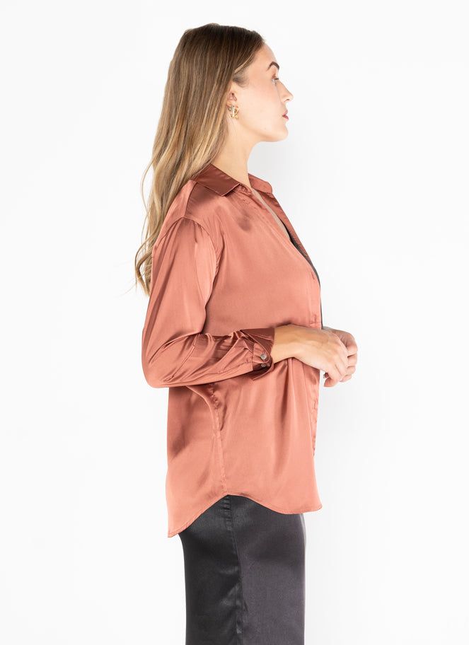Flowy Satin Blouse sold by C’est Moi product image thumbnail 5