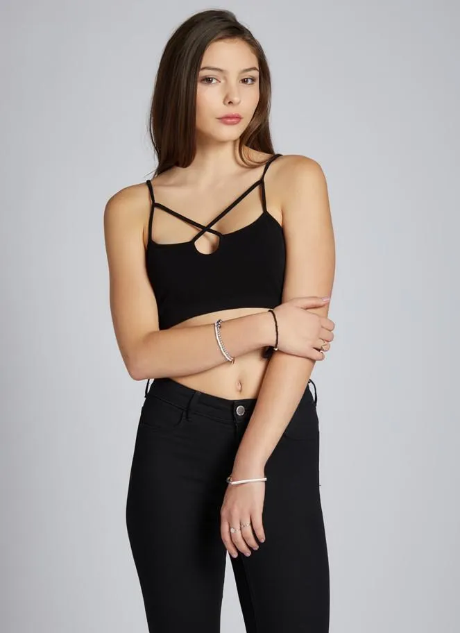 Bamboo Cross-Front Bralette sold by C’est Moi product image thumbnail 5