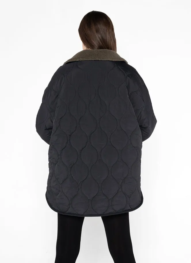 Nylon Reversible Quilt Jacket sold by C’est Moi product image thumbnail 4