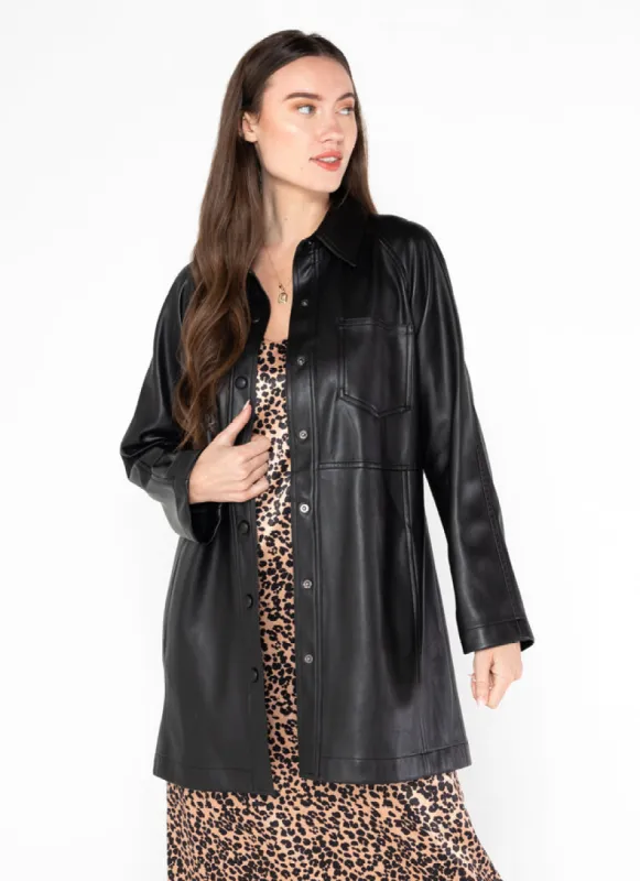 Faux Leather Jacket sold by C’est Moi