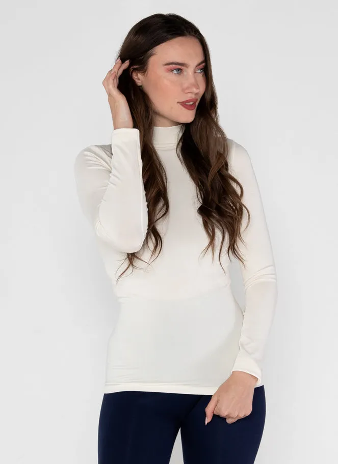 Bamboo Mock Neck Top sold by C’est Moi product image thumbnail 2