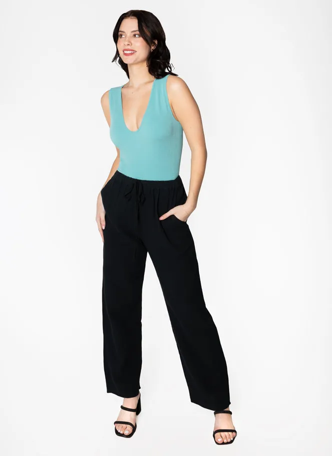 Cotton Tie Front Pants sold by C’est Moi product image thumbnail 2