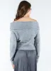 Off Shoulder Light Weight Sweater sold by C’est Moi
