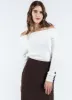 Off Shoulder Light Weight Sweater sold by C’est Moi