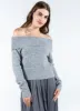 Off Shoulder Light Weight Sweater sold by C’est Moi