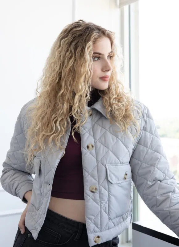 Quilt Crop Jacket sold by C’est Moi