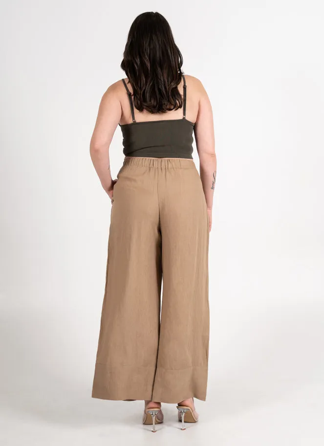100% Linen Wide Leg Pants sold by C’est Moi product image thumbnail 3
