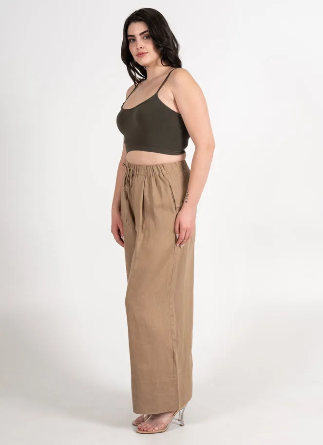100% Linen Wide Leg Pants sold by C’est Moi product image thumbnail 2