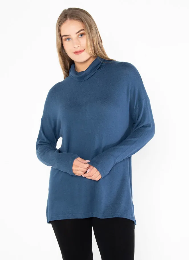 Rayon Soft Knit Turtle-Neck Top sold by C’est Moi product image thumbnail 2