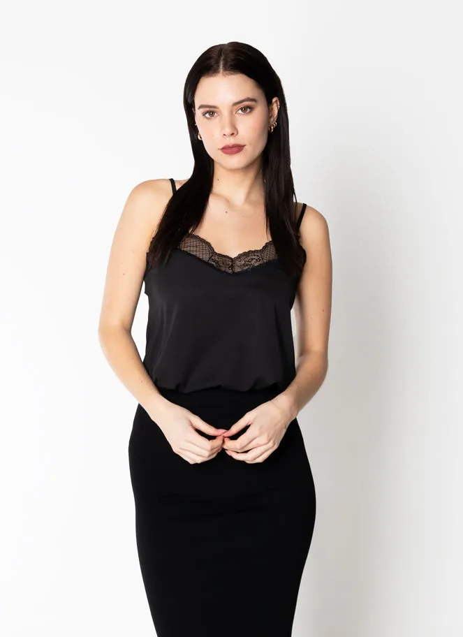 Lace Trim Cami sold by C’est Moi product image thumbnail 3