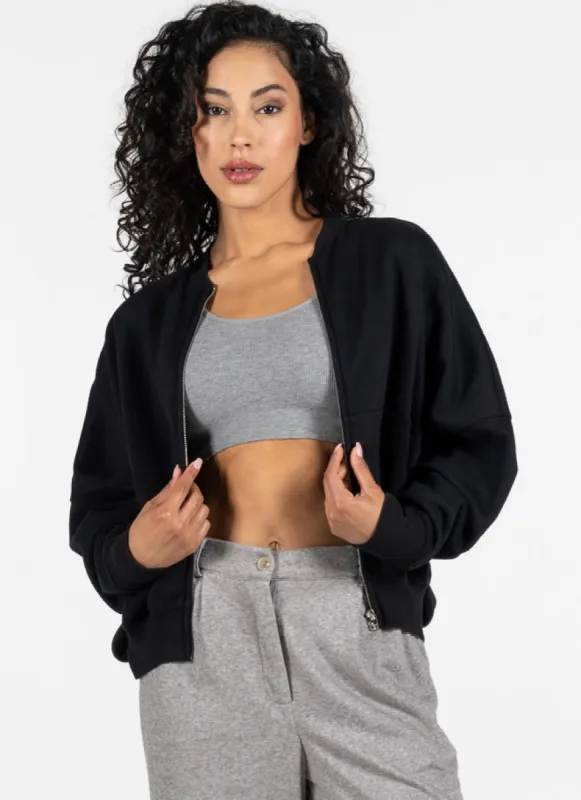 Recycled Poly/Cotton Fleece Zip Jacket sold by C’est Moi