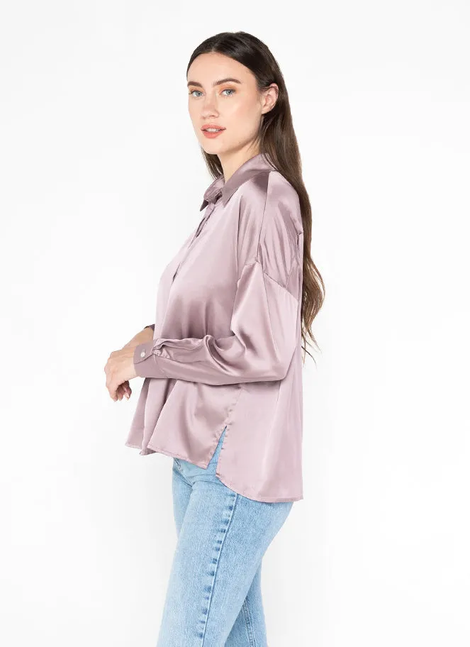 Satin Blouse sold by C’est Moi product image thumbnail 3