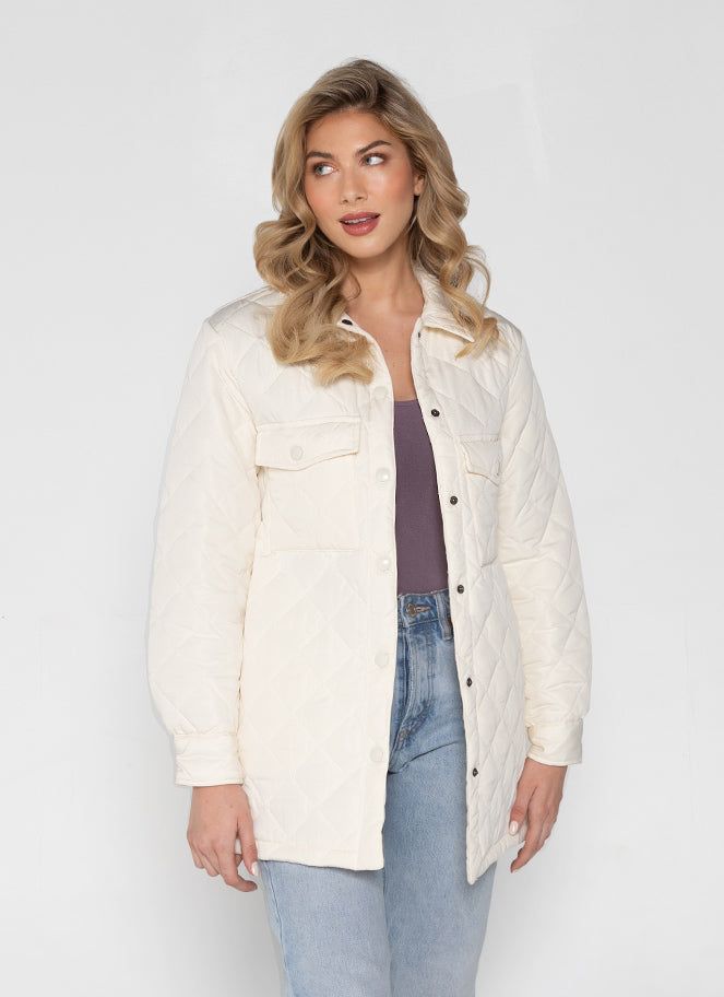 Quilt Snap Front Jacket sold by C’est Moi product image thumbnail 3