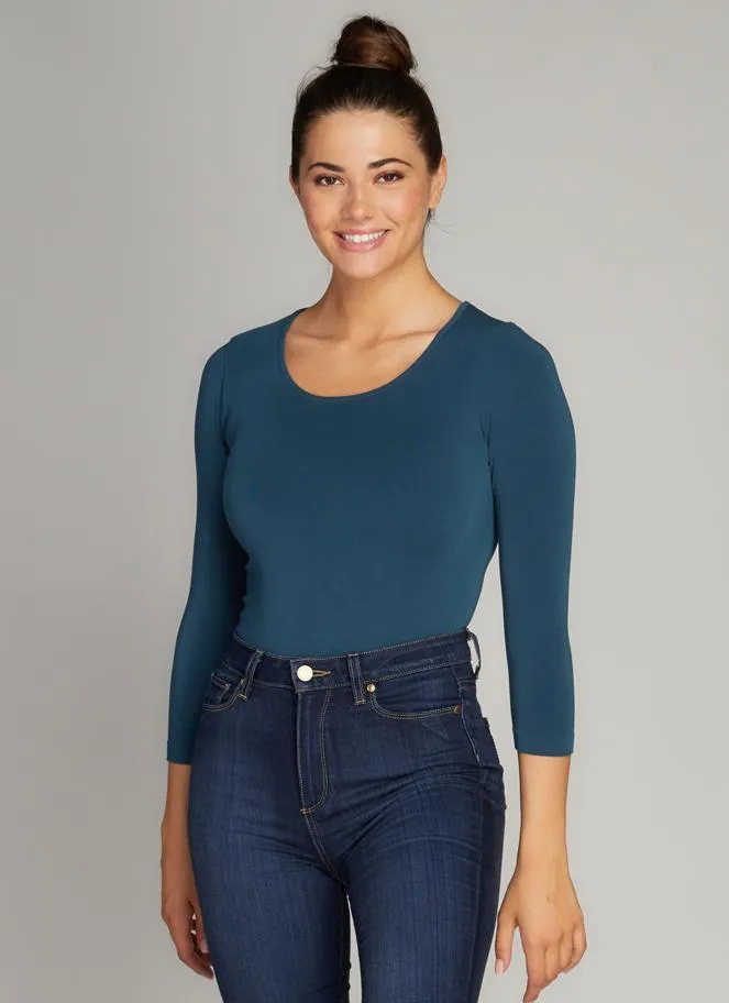 Bamboo 3/4 Sleeve Body Suit sold by C’est Moi product image thumbnail 5