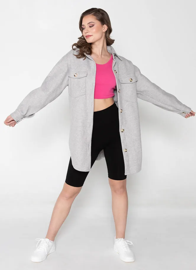 Button Down Shacket sold by C’est Moi product image thumbnail 2