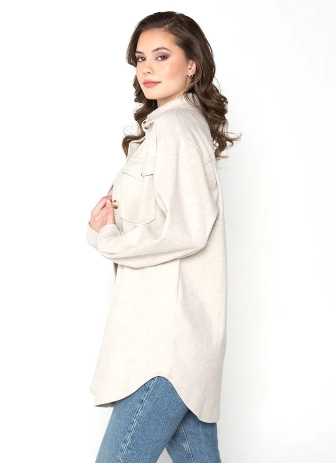 Button Down Shacket sold by C’est Moi product image thumbnail 5