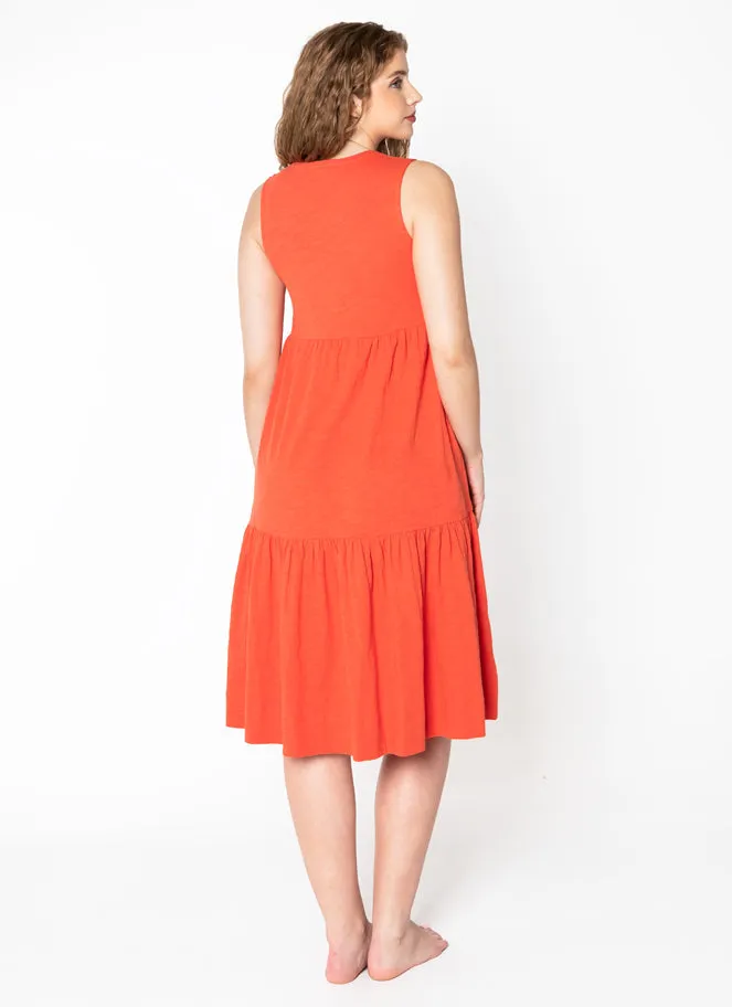 Cotton Tier Tank Dress sold by C’est Moi product image thumbnail 4
