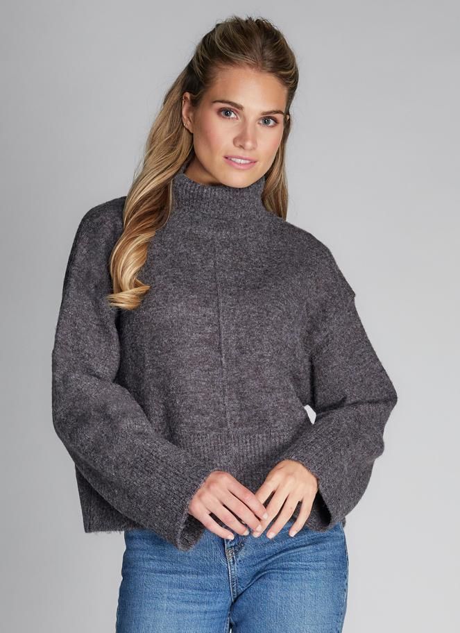 High Neck Crop Sweater sold by C’est Moi product image thumbnail 3