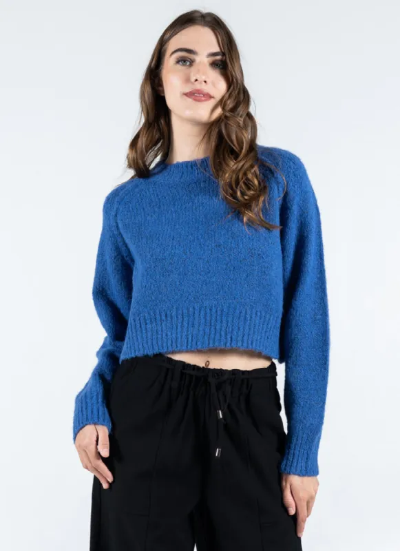 Crop Crew Neck Sweater sold by C’est Moi