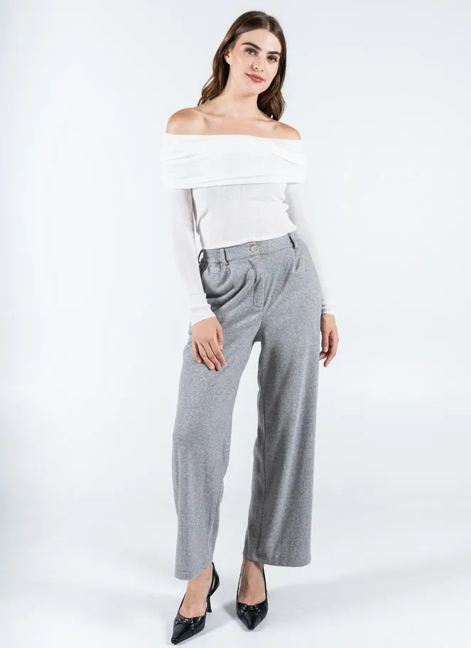 Brushed Pleat Front Pants sold by C’est Moi