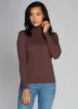 Seamless Rib L/S Turtleneck Top sold by C’est Moi