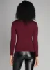 Seamless Rib L/S Turtleneck Top sold by C’est Moi