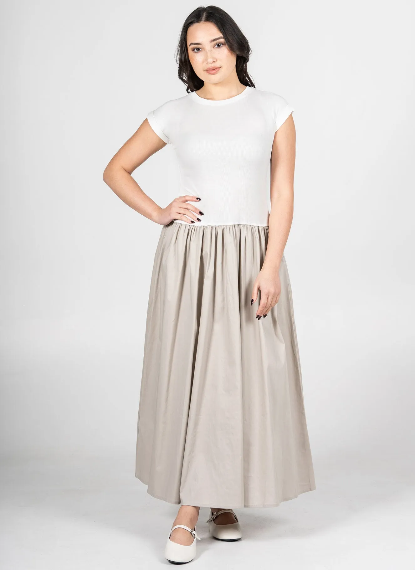 Cap Sleeve Maxi Dress sold by C’est Moi product image thumbnail 2