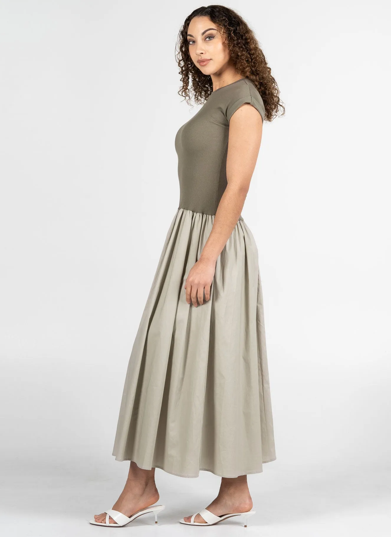 Cap Sleeve Maxi Dress sold by C’est Moi product image thumbnail 3