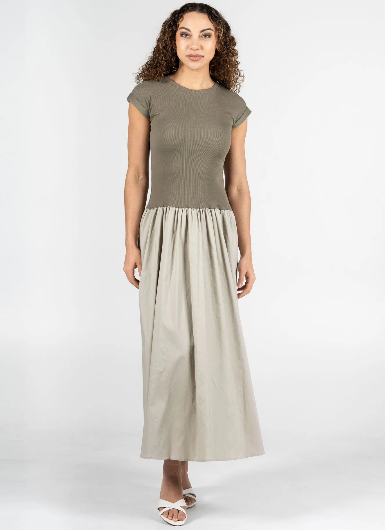 Cap Sleeve Maxi Dress sold by C’est Moi