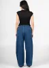 5 Pkt Wide Leg Tie Front Denim Pant sold by C’est Moi