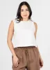 S/Less Linen Blend Top sold by C’est Moi