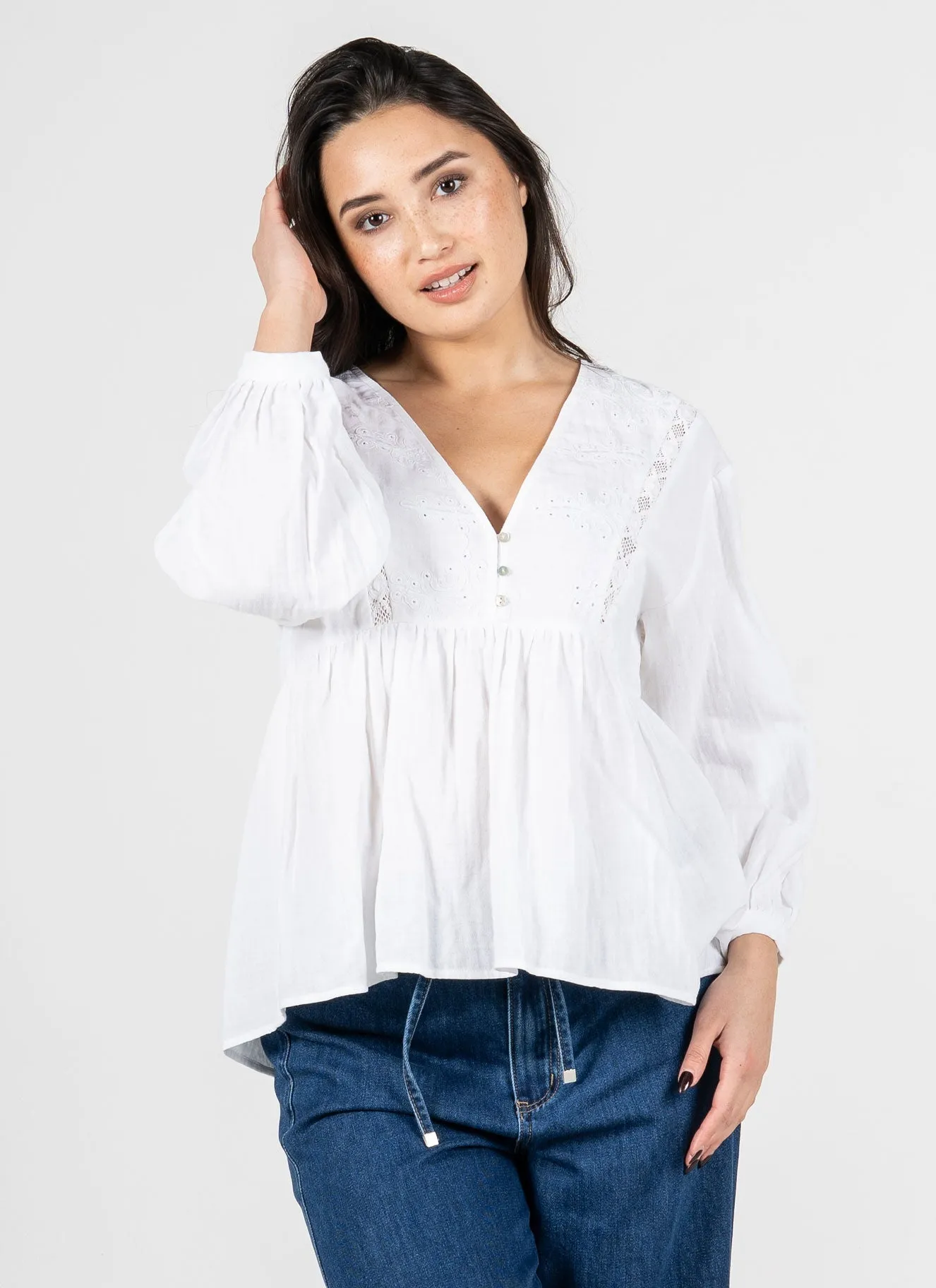 L/S Boho Blouse sold by C’est Moi