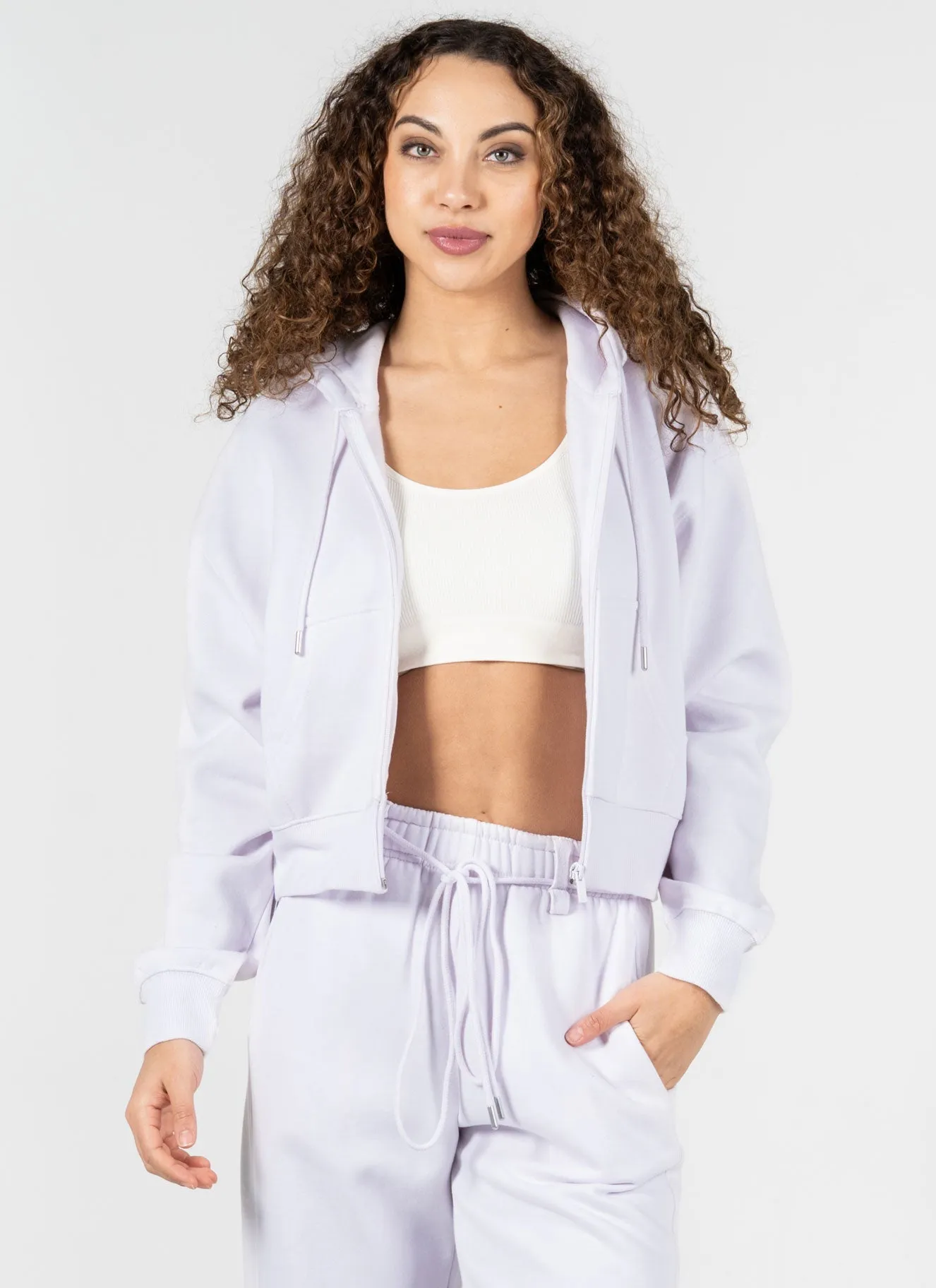 Recycled Poly/Cotton Fleece Zip Hoodie sold by C’est Moi