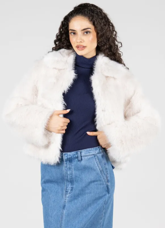 Faux Fur Crop Jacket sold by C’est Moi